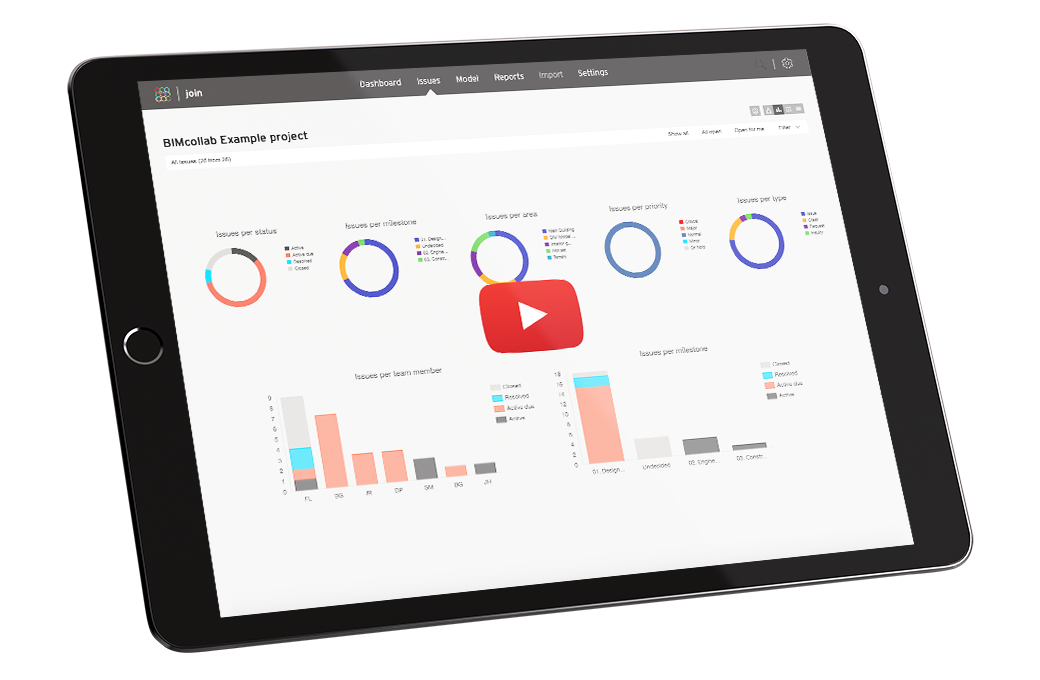screenshot of BIMcollab Cloud
